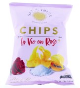 Sal de Ibiza - Chips La Vie en Rose - 125 Gramm